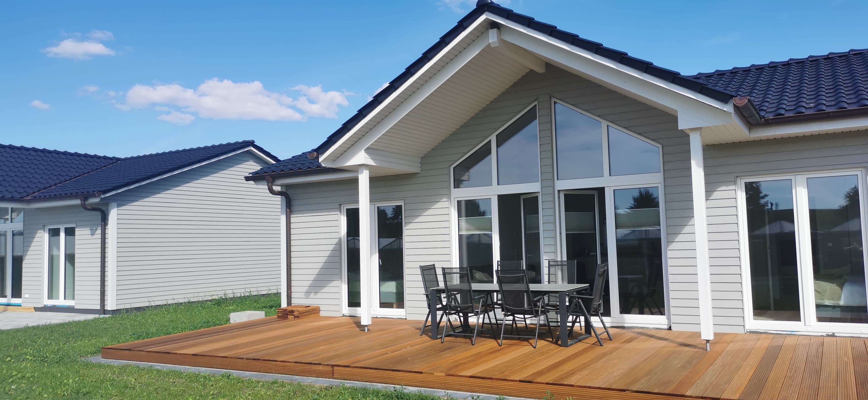 Ferienhaus Elbblick Außenansicht