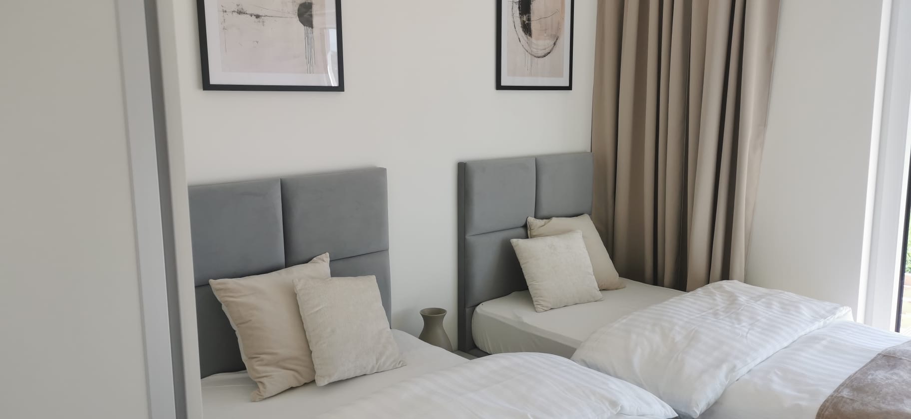 Gemütliches Schlafzimmer im Ferienhaus Elbblick